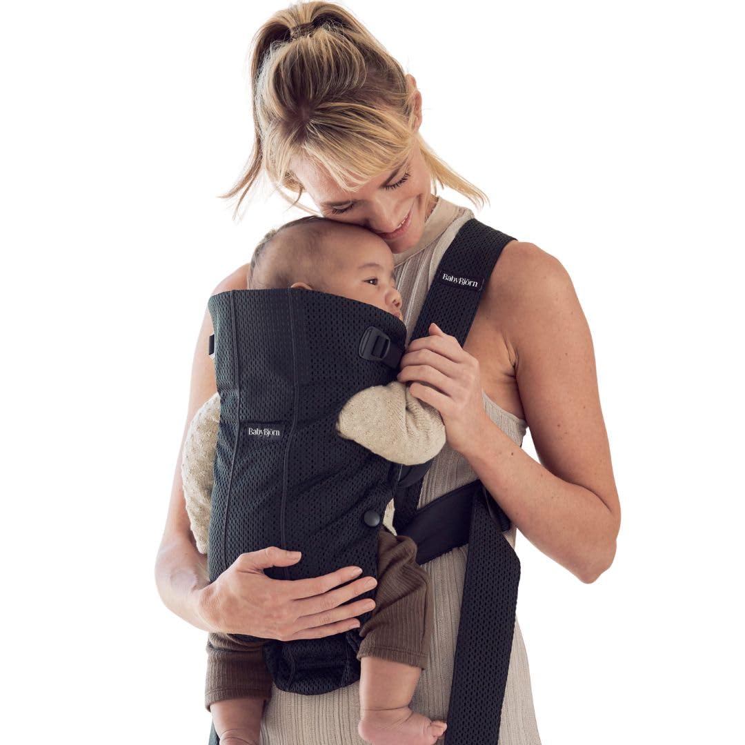 BabyBjörn Baby Carrier Mini, 3D Mesh, Black