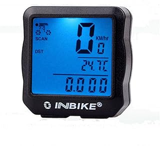 Colorful Fahrradtacho Fahrradcomputer, Radfahren Kilometerzähler, Blau Hintergrundbeleuchtung