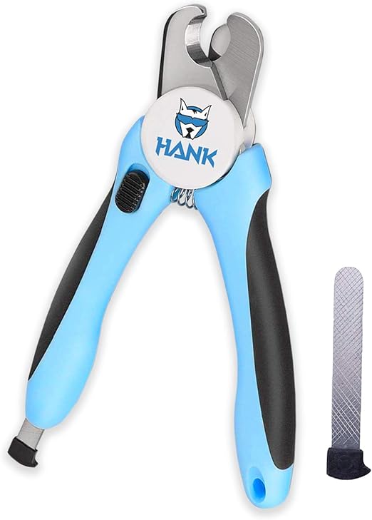 HANK Nagelknipser für Hunde Haustierkrallen mit Sicherheitsschutz, um