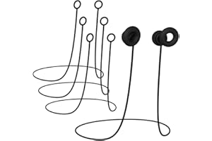 Topthy Earplugs Connector Cord,3 Pack Ear Plugs Lanyard Flexible Silicone Cord Works with Most Earplugs with Removable Tips, 