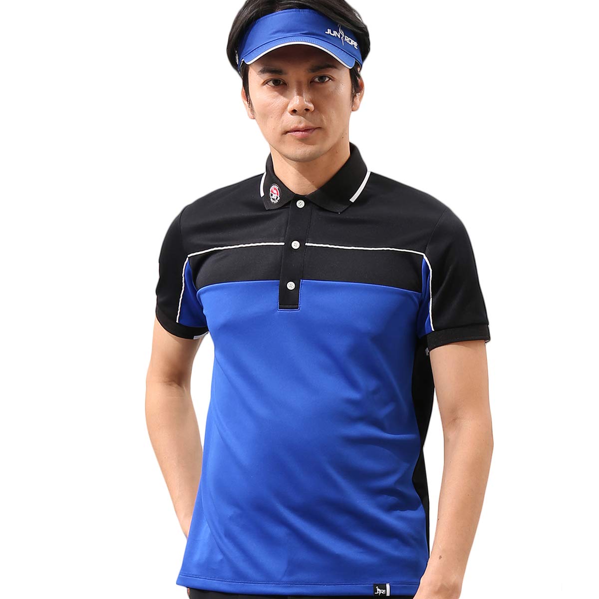 激安本物 シャツ B07pf2mcbs ジュン ロペ ゴルフウェア Ejm 春夏 ポロシャツ メンズ 半袖ポロシャツ Jun Rope 19 人気特価 Www Aiq Aiq Com Mx