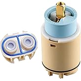 RP70538/RP73625 Shower Cartridge Replacement, Single Function Pressure Balance Cartridge for Delta and Peerless Single Handle Tub/Showers Faucet (Check Valve Included)