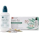 Himalayan Neti Flo Nasal Wash Bottle with 30 Sachets, 10 Ounce