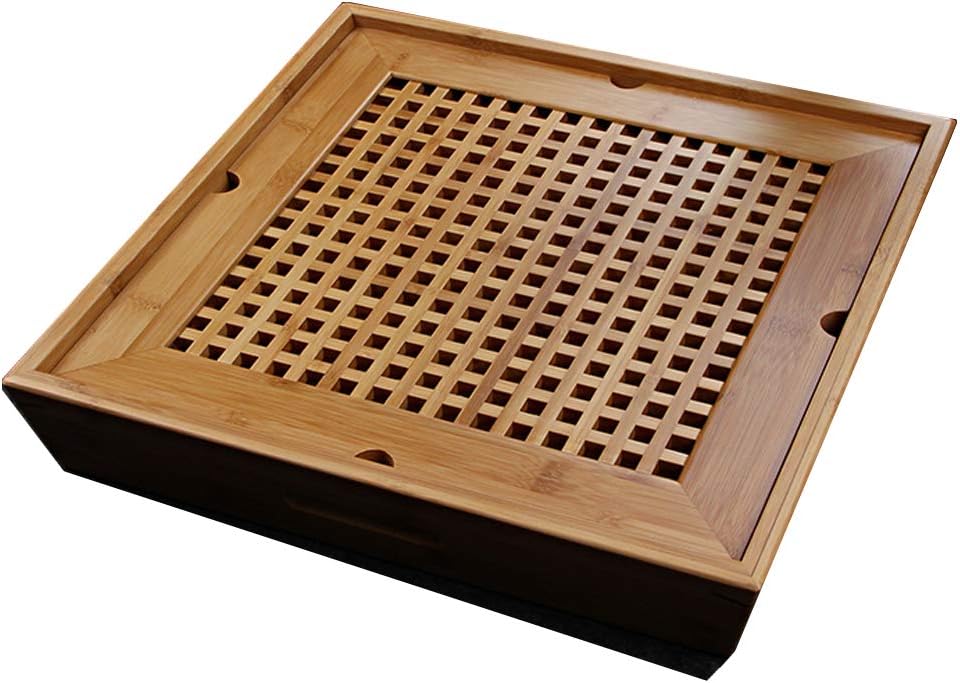 chinese & japanese kung/kong/gong fu tea drainage tray with drain