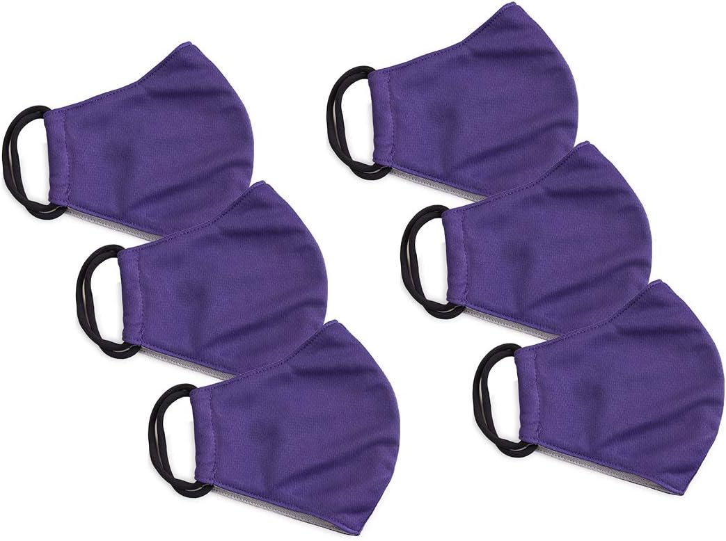 Super Soft General Purpose Cloth Face Mask with Filter pocket Washable Collectible Souvenir Adult & Youth Size(6 Pack)