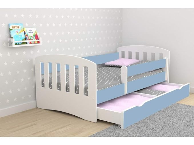 Toddler Bed Kids Bed Junior Children's Single Bed with Mattress and