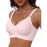 HORISUN Comfortable Seamless Full Coverage Bra for Women Wireless Bras with Soft Support Regular and Plus Size