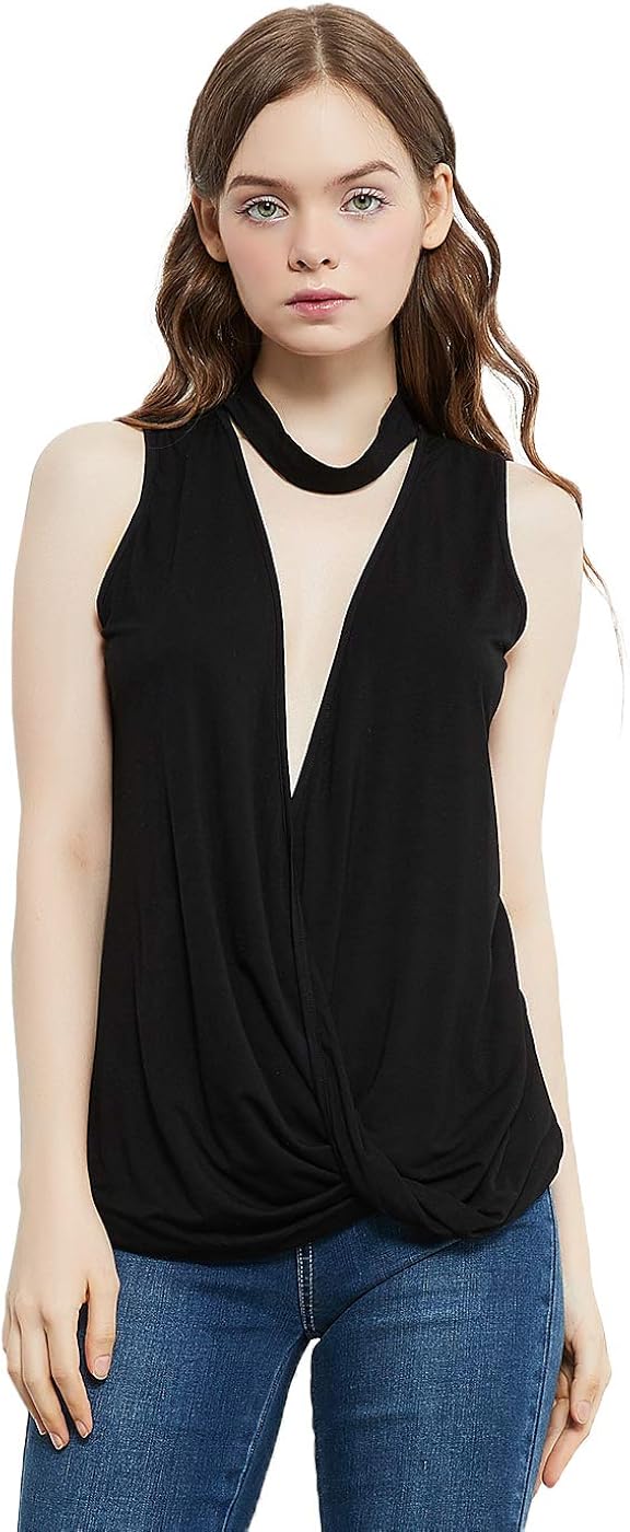 keyhole sleeveless top