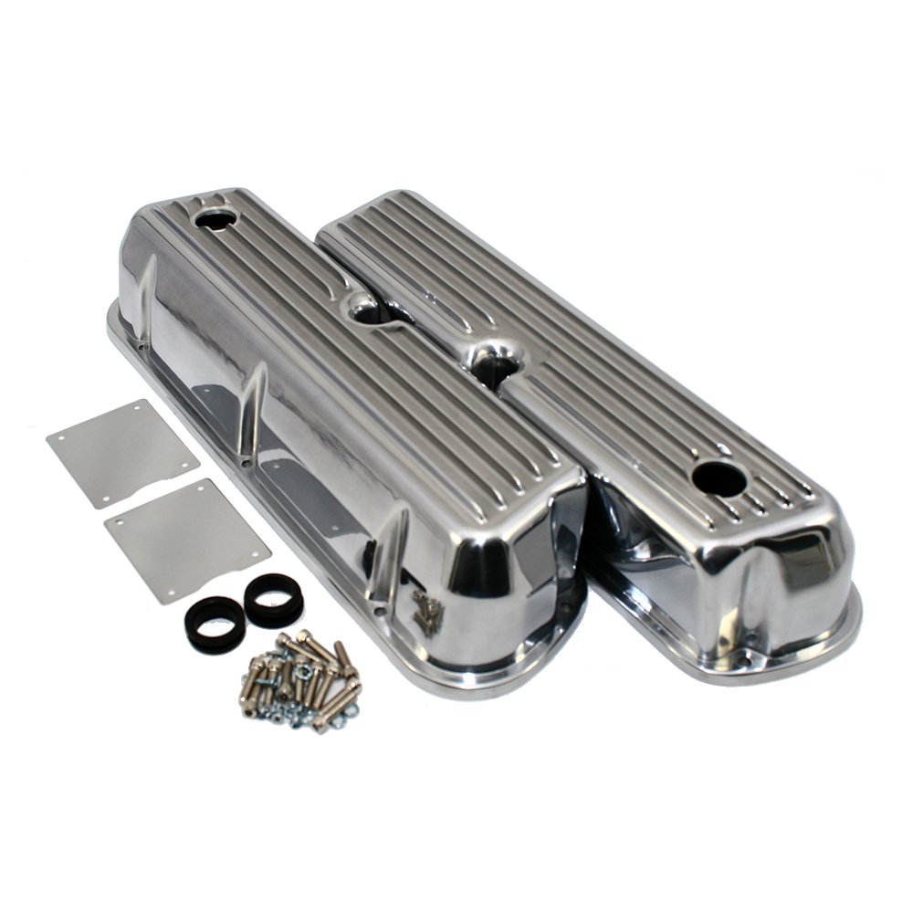 Assault Racing Products A67283 Small Block Ford Finned Polished