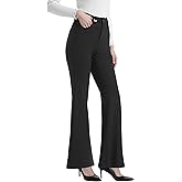 CFRTMTBB Womens Dress Pants Business Casual Work Pants High Waist Stretchy Trousers Office Flare Slacks with Pockets