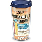 Tervis 1320279 Margaritaville - Come Monday Insulated Tumbler with Wrap and Lid 16 oz - Tritan Clear