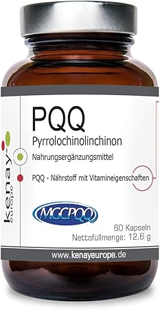 Pqq Pyrrolochinolinchinone 20 Mg Per Daily Dose Vegetable Capsule Vegan No Magnesium Stearate 60 Capsules Kenay Europe Amazon De Drogerie Korperpflege