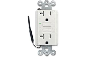 GFCI Wall Outlet WiFi 4K HD Camera | Small Nanny Cam for Home Security (Horizontal)