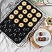 Webake Mini Fluted Tube Cake Pan Non-stick 1-3/4
