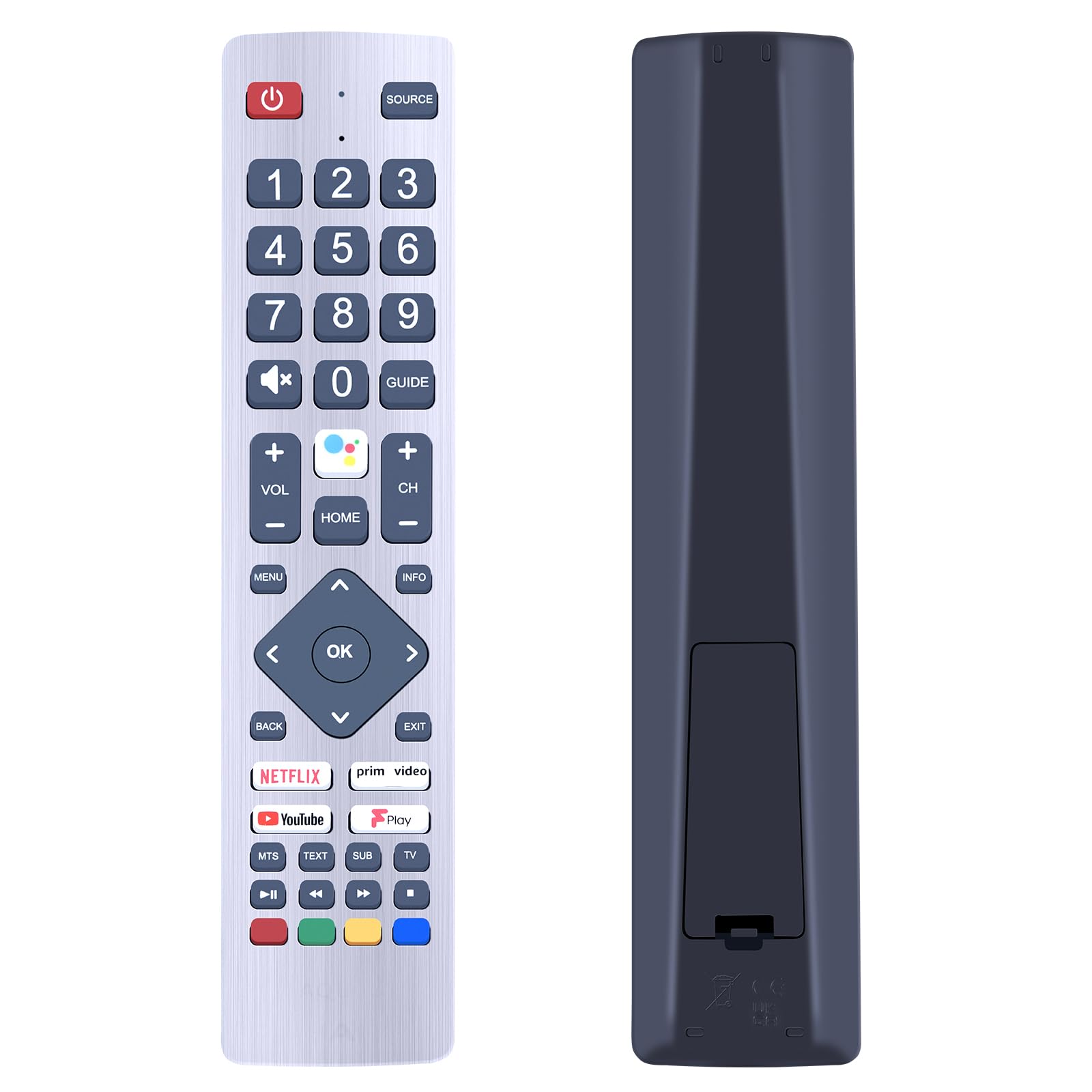 GOUYESHO Generic Replacement Voice Remote Control Compatible with Sharp Smart TV with 4 Hot Button(Voice Function)