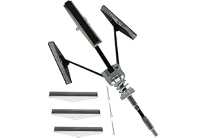 Keepro Engine Cylinder Hone Tool 2"-7" Diameter Adjustable Deglazer with 3-Piece 4" Long Stones 220 Grit Kit