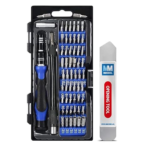 MMOBIEL Magnetisch Schraubendreher Reparatur Werkzeug 60 in 1 mit 56 Bits Flexibler Schaft für technische Geräte