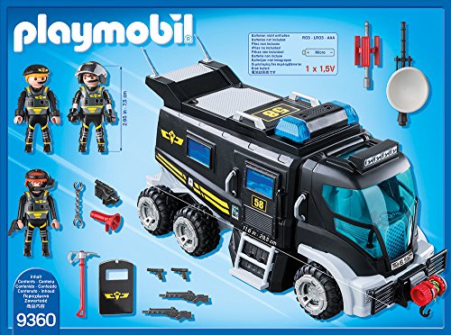 PLAYMOBIL City Action 9360 SEK-Truck mit Licht- und Soundeffekten, Ab 5 Jahren – Bild 4