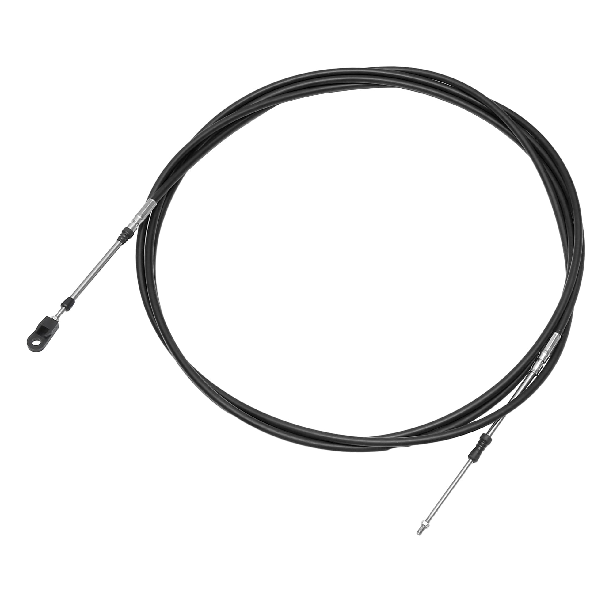 X AUTOHAUX 500cm 16FT 33C/3300 Marine Boat Throttle Shift Control Cable Black