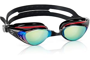 WAVE Nearsighted Swim Goggles, Shortsighted Optical Swimming Goggles No Leaking Anti Fog UV Protection for Adult Men Women