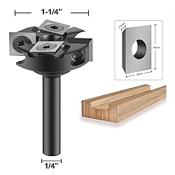 SpeTool 1/4 Inch Shank 1-1/4" Cutting Diameter
