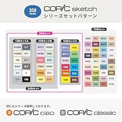 Too Copic Sketch Basic 36 Color Set
