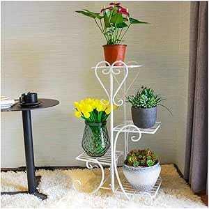 KISlink Soporte para macetas de Metal para macetas, macetero de Hierro