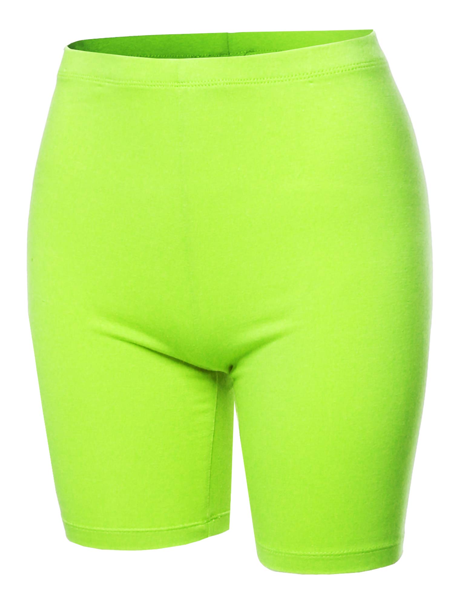 Basic Premium Cotton Mid Thigh High Rise Biker