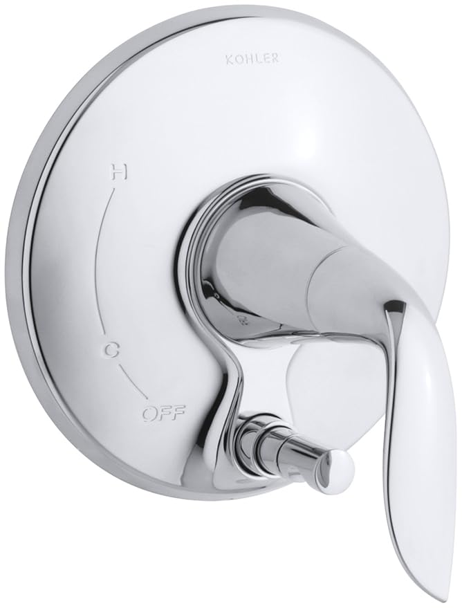 KOHLER KT53214CP Refinia Valve Trim with PushButton Diverter, Valve