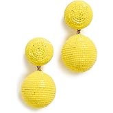 Deepa Gurnani Women's Nica Earrings, Yellow, One Size