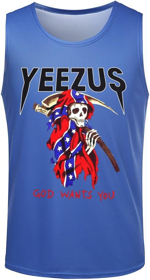 Bolada Fashion Yeezus Kanye West Grim Reaper Men Tank 3D Tees