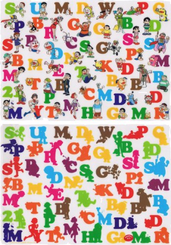 [Doraemon, Kiteretsu Encyclopedia, Perman, Esper Magic beauty, 21 Emon Kawasaki City Fujiko F Fujio Museum underlay alphabet pattern, plum star Denka, Moja public, Pokonyan, Chinpui, Bakel Kun, Kun Mokkoro, Baubau minister, middle-aged super Man left in Mr. Jiang, T P Bon, perched Poco, perched quirky dog] (japan import)