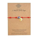 JczR.Y Constellation Zodiac Bracelet 7 Knot Evil