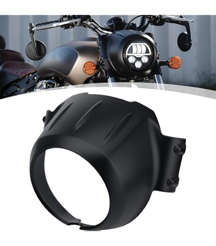 Amazon.com: GZDLMoto For Indian Front Headlight Cover Fairing