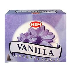 Vanilla Incense Cones and Cone Incense Burner