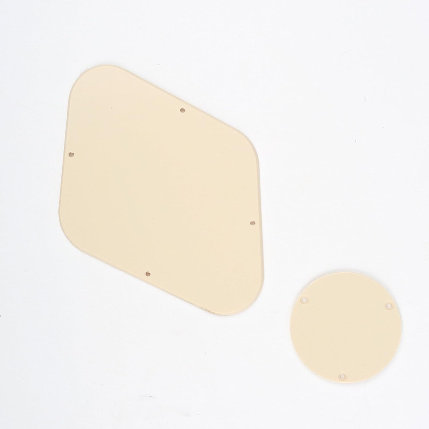 Musiclily LP Control Back Plate and Rear Toggle Switch Cover Set for USA Les Paul Electric Guitar 1Ply Cream
