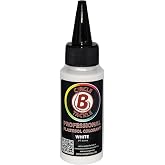 Circle B Tackle White Plastisol Colorant for Making Soft Plastic Fishing Lures, Coloring Plastic Fishing Baits, 2X Strong, 2oz Bottle