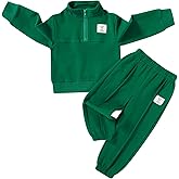 Happy Town Toddler Clothes Baby Boy Girl Outfits Zip Shirt and Long Pants Infant Fall Winter Sweatsuit
