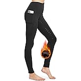 FitsT4 Sports Women's Winter Riding Breeches Fleece Lined Horse Riding Pants Tights Full Seat Silicone Equestrian Breeches