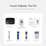 yuwell Blood Glucose Monitor 582 Kit with Strips Lancets 50/50 Batteries view 6