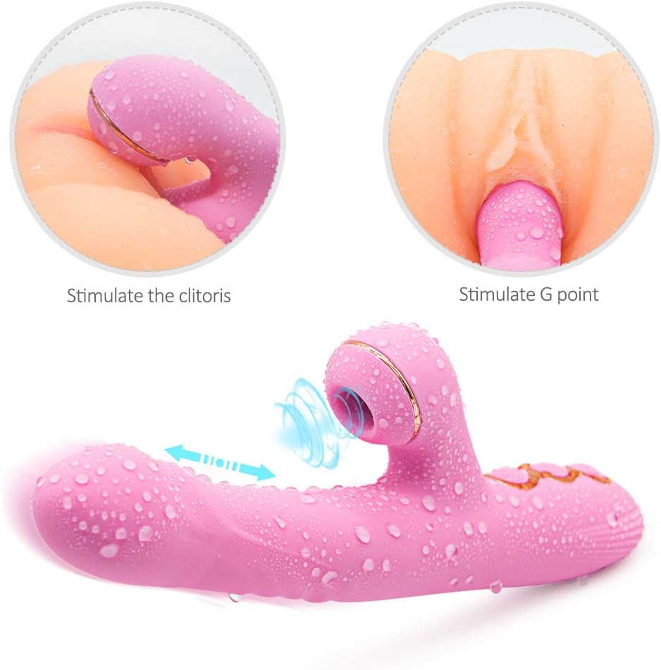 Oral Tongue Stimulation USB Charging Design,Woman Sucking and Licking Toy Sucking Clǐt-Oral Sucking Vǐb-Rat-or,Multi Frequencies G Spót Vǐbr-ATO-rs & Nǐpple Stim-ula-tor with Suction vvrry