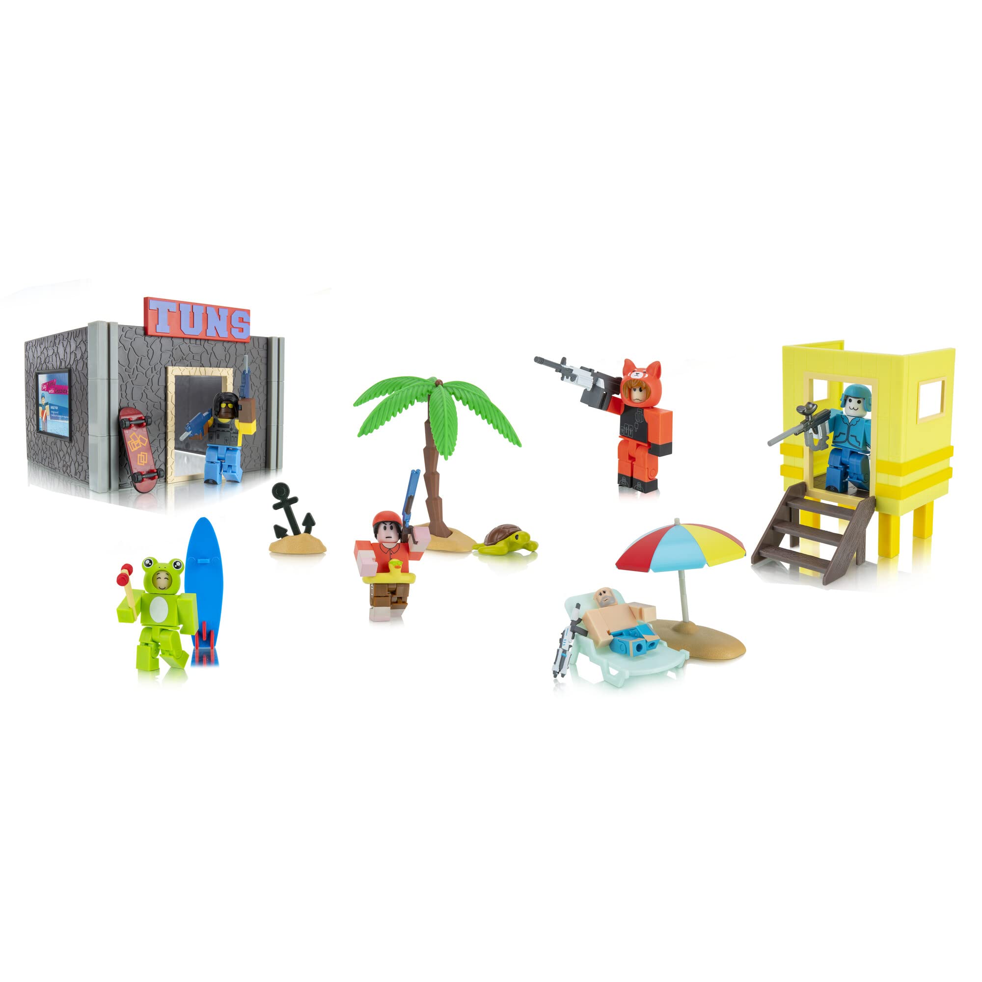 Photo 1 of Roblox Action Collection - Arsenal: Operation Beach Day Deluxe Playset