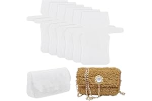 WADORN 6Pcs DIY Plastic Mesh Canvas Sheets, Clear Plastic Mesh Sheet for Crochet Purse Making Embroidery Blank Needlepoint Canvas Craft Sheet Acrylic Yarn Crafting Knit Crochet Project, 13.2x13.2 Inch