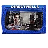 Batman vs Superman Dawn Justice Authentic Licensed Trifold Wallet (BLue)
