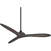 MINKA-AIRE F662-CL/TK Vapor 60" Damp-Rated Ceiling Fan with Remote, Coal