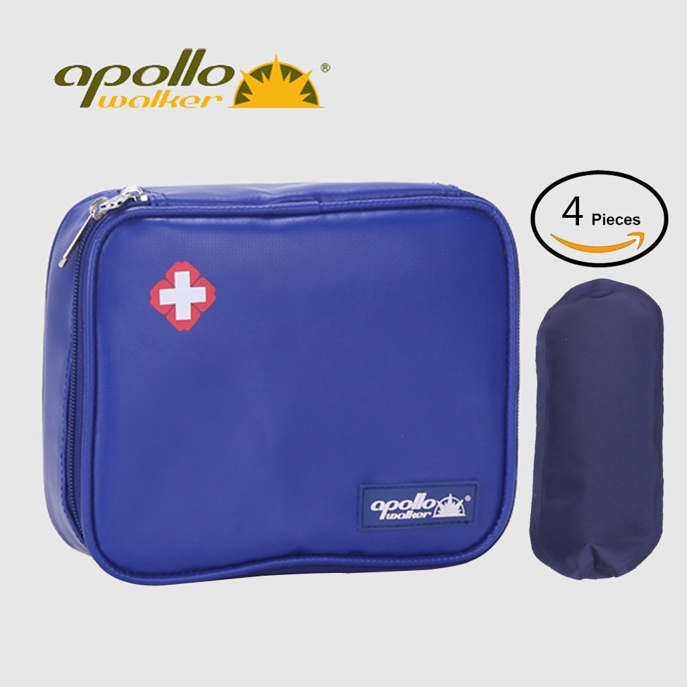 Apollo Walker Insulin Cool Travel Case, 4 Ice Packs Organizer Medical