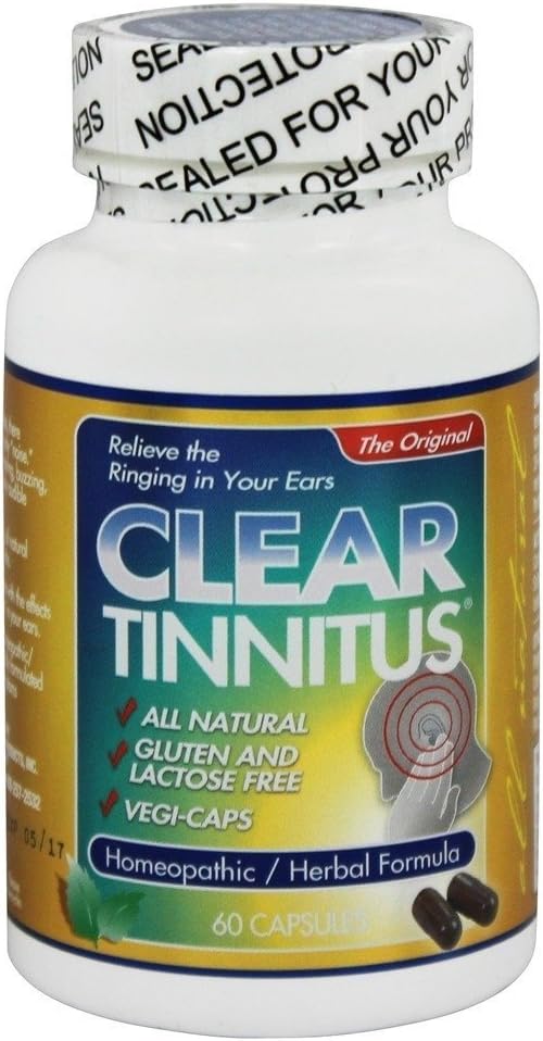 Clear Products Homeopathic Formula, Tinnitus, 60 Count