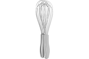 OYV Dishwasher Safe Whisk, 10" Stainless Steel Balloon Wisk, Professional Whisks for Kitchen Cooking, Perfect for Blending, W