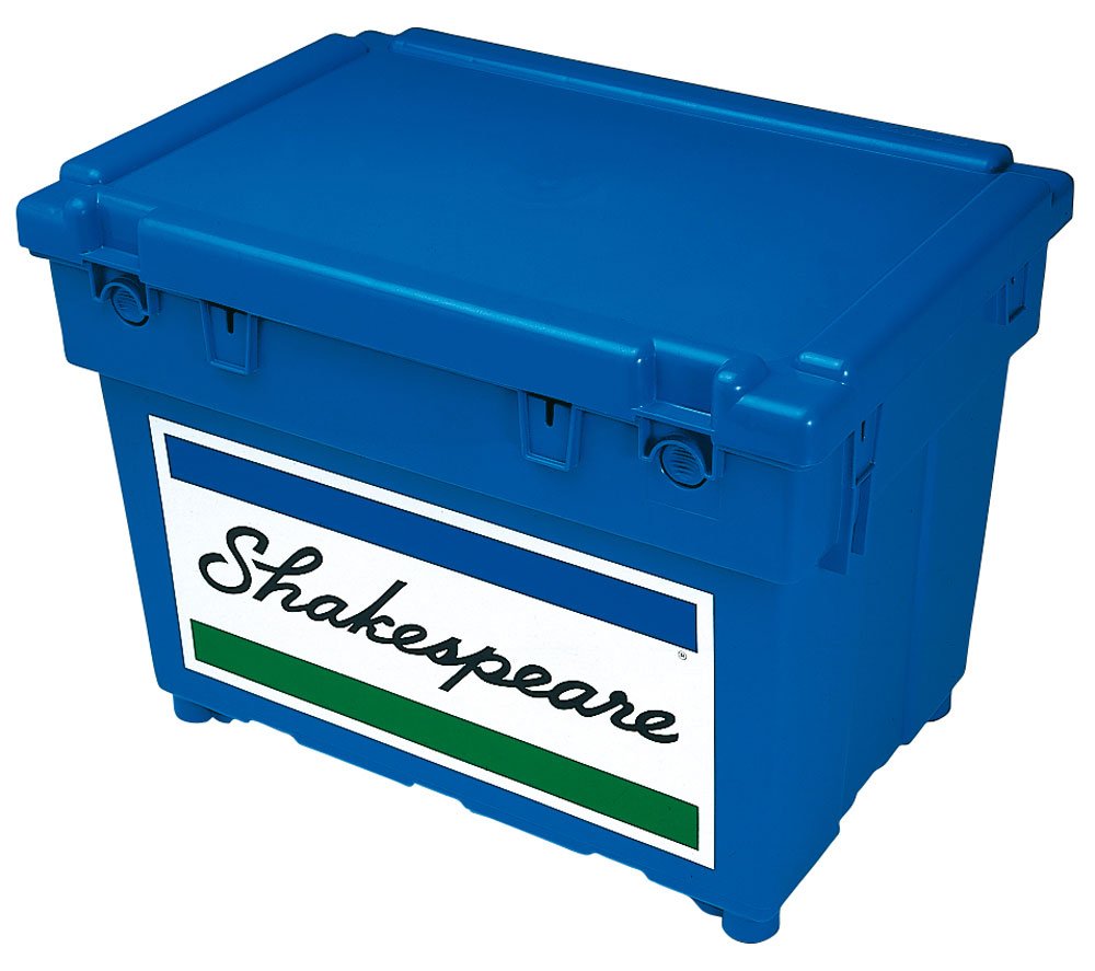 Shakespeare Fully Loaded Seatbox 1 X Extra Tray, Cusion, Padded Strap and Tackle Box, Blue