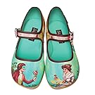 Hot Chocolate Design Chocolaticas Poesia Cortesana Women's Mary Jane Flat Multicoloured HCD 40